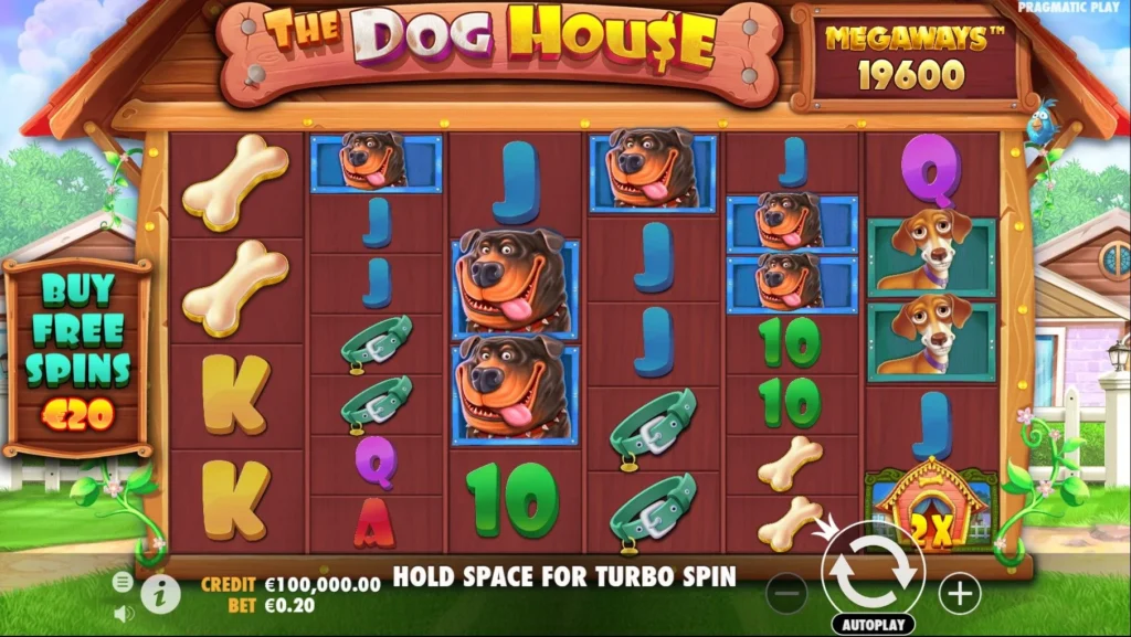 Характеристики ігрового автомата The Dog House Megaways